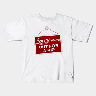 Out for a rip Kids T-Shirt